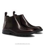 ⁦farringdon بروغ التفاصيل التمهيد تشيلسي 8840R606 أحمر رجال Russell And Bromley⁩ - الصورة ⁦2⁩