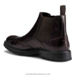 ⁦farringdon بروغ التفاصيل التمهيد تشيلسي 8840R606 أحمر رجال Russell And Bromley⁩ - الصورة ⁦3⁩