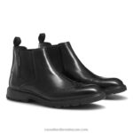 ⁦farringdon بروغ التفاصيل التمهيد تشيلسي 8840R613 أسود رجال Russell And Bromley⁩ - الصورة ⁦2⁩