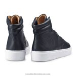 ⁦hi way hi top sneaker 8840R467 القوات البحرية رجال Russell And Bromley⁩ - الصورة ⁦3⁩
