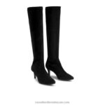 ⁦hotlegs الركبة عالية جورب التمهيد 8840R366 أسود نحيف Russell And Bromley⁩ - الصورة ⁦2⁩