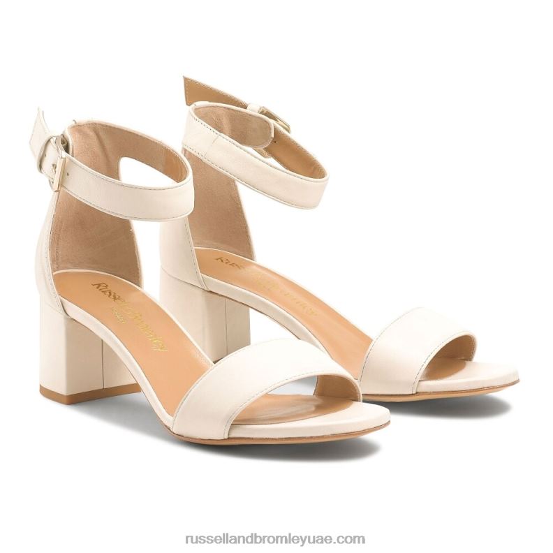 ⁦ittakest اثنين من صندل كعب 8840R121 عاج نحيف Russell And Bromley⁩ - الصورة ⁦2⁩