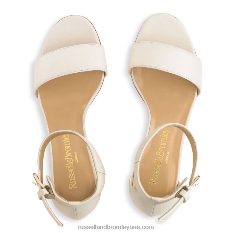⁦ittakest اثنين من صندل كعب 8840R121 عاج نحيف Russell And Bromley⁩ - الصورة ⁦3⁩
