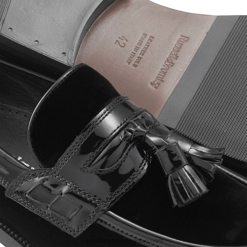 ⁦keeble 4 كلية متعطل شرابة 8840R572 أسود رجال Russell And Bromley⁩ - الصورة ⁦4⁩