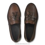 ⁦keeble cleated كلية متعطل 8840R576 بني رجال Russell And Bromley⁩ - الصورة ⁦3⁩