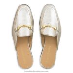 ⁦Loafermule عارية الذراعين متعطل 8840R235 ذهب نحيف Russell And Bromley⁩ - الصورة ⁦3⁩