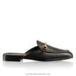 Loafermule عارية الذراعين متعطل 8840R236 أسود نحيف Russell And Bromley