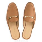 ⁦Loafermule عارية الذراعين متعطل 8840R239 بني نحيف Russell And Bromley⁩ - الصورة ⁦3⁩