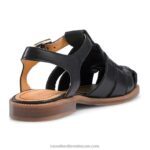 ⁦lucca فتح ظهر الصياد 8840R382 أسود نحيف Russell And Bromley⁩ - الصورة ⁦4⁩