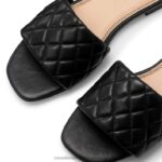 ⁦quiltmule مبطن بغل مسطح 8840R411 أسود نحيف Russell And Bromley⁩ - الصورة ⁦4⁩