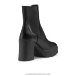 ⁦rhiannon كريب منصة تشيلسي التمهيد 8840R311 أسود نحيف Russell And Bromley⁩ - الصورة ⁦3⁩