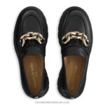 ⁦Ringo حلقة متعطل الثقيلة 8840R198 أسود نحيف Russell And Bromley⁩ - الصورة ⁦3⁩
