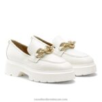 ⁦Ringo حلقة متعطل الثقيلة 8840R199 أبيض نحيف Russell And Bromley⁩ - الصورة ⁦2⁩