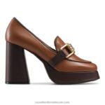 runtheworld منصة متعطل 8840R107 تان نحيف Russell And Bromley