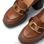 ⁦runtheworld منصة متعطل 8840R107 تان نحيف Russell And Bromley⁩ - الصورة ⁦4⁩