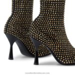 ⁦stargaze جولة اصبع القدم التمهيد جورب 8840R316 أسود نحيف Russell And Bromley⁩ - الصورة ⁦3⁩