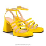 ⁦yeahbaby منصة كعب متوهج 8840R171 أصفر نحيف Russell And Bromley⁩ - الصورة ⁦2⁩