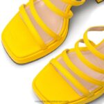 ⁦yeahbaby منصة كعب متوهج 8840R171 أصفر نحيف Russell And Bromley⁩ - الصورة ⁦4⁩