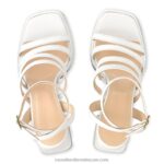 ⁦yeahbaby منصة كعب متوهج 8840R178 أبيض نحيف Russell And Bromley⁩ - الصورة ⁦3⁩